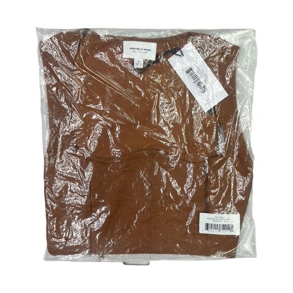 Who What Wear Haley Corset Bodysuit - Style No. WHW21T27 - Size Small - Cocoa - Picture 8 of 8